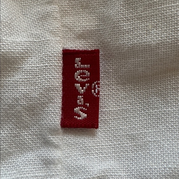 Linen Blend Blouse - White Levi's® US - Picture 8 of 10